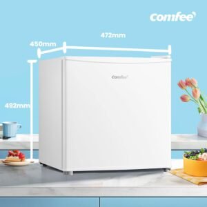 comfee rcd50wh1(e) Мини хладилник 43 л, chiller box, регулируема температура, бял