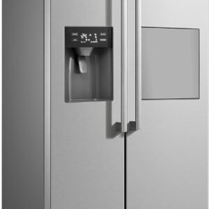 midea mdrs678fgf02 side by side хладилник с бар