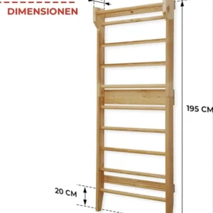 Дървена шведска стълба physionics®