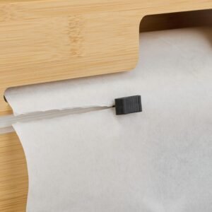 relaxdays Диспенсер за фолио 2 ролки за чекмедже