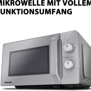 toshiba mw2 mm20pf(sl) – Микровълнова 20 л, 800 w, led, сребриста