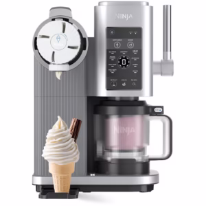 ninja® scoop & swirl 13 в 1 машина за сладолед и мек сладолед, платинено сребриста
