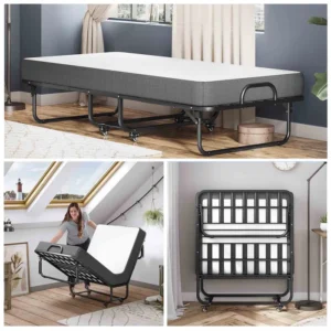 Сгъваемо легло с колелца + матрак