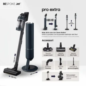 Вертикална прахосмукачка samsung bespoke jet pro extra