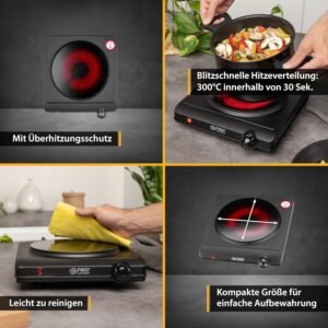 Инфрачервена стъклено керамична котлона за всички видове съдове